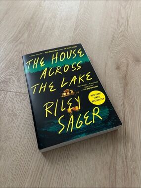 The House Across the Lake by Riley Sager - Black & Teal Cover